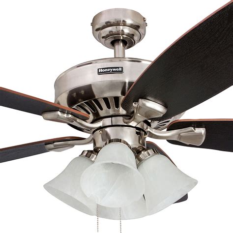 Honeywell Carmel 48-Inch Ceiling Fan with Integrated Light Kit. . Honeywell ceiling fan
